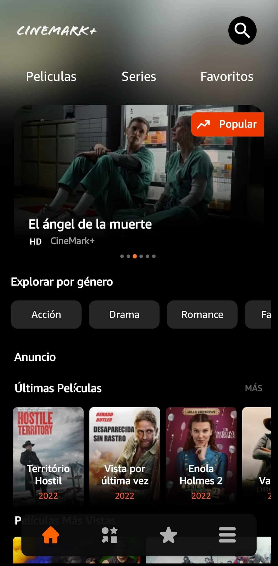 Cinemark Premium – Películas y series 1