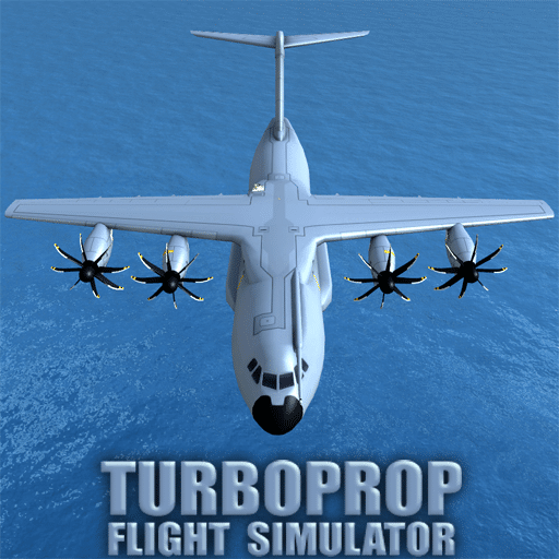 Turboprop Flight Simulator 3D – Dinero ilimitado App Icon